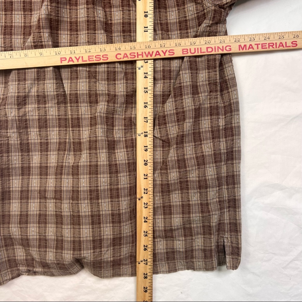 REI Striped Casual Shirt Men’s L Short Sleeve 7 Button Chest Pocket L030922 - Picture 3 of 4